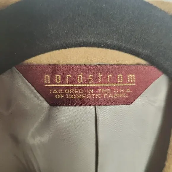 VINTAGE Nordstrom Classics Blazer Mens 44 Camel Hair Sport Coat Made in USA 90s